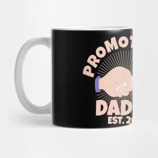 Promoted to Daddy 2021 Soon to be Grandfather Dad Baby Gift Mug